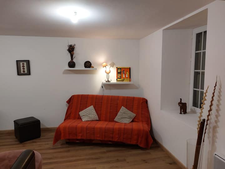 غرفة المعيشة وسرير الأريكة