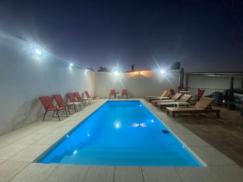 Mina Clavero downtown garage pool air conditioning