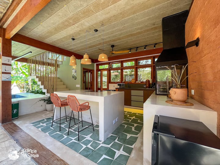 Casa C/ Hidro Em Ilhabela A Poucos Metros Da Praia - Ilhabela