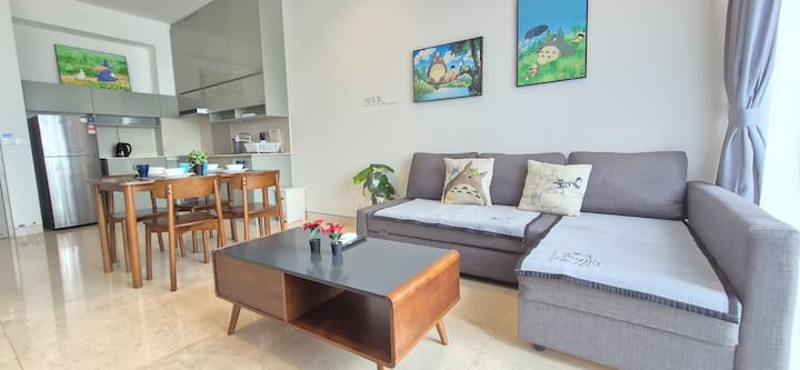 Comfy 2br Totoro Vibes@lucentia/lalaport + Parking - Kuala Lumpur