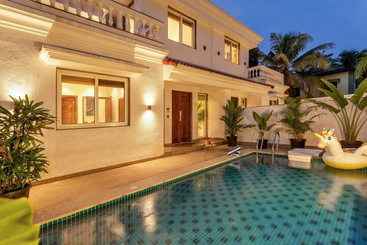 A beautiful luxurious 3bhk Private pool villa
