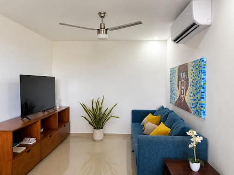 Popular Airbnb listing: Modern & Comfortable Apartment in a Safe Area in Fraccionamiento Floresta Residencial