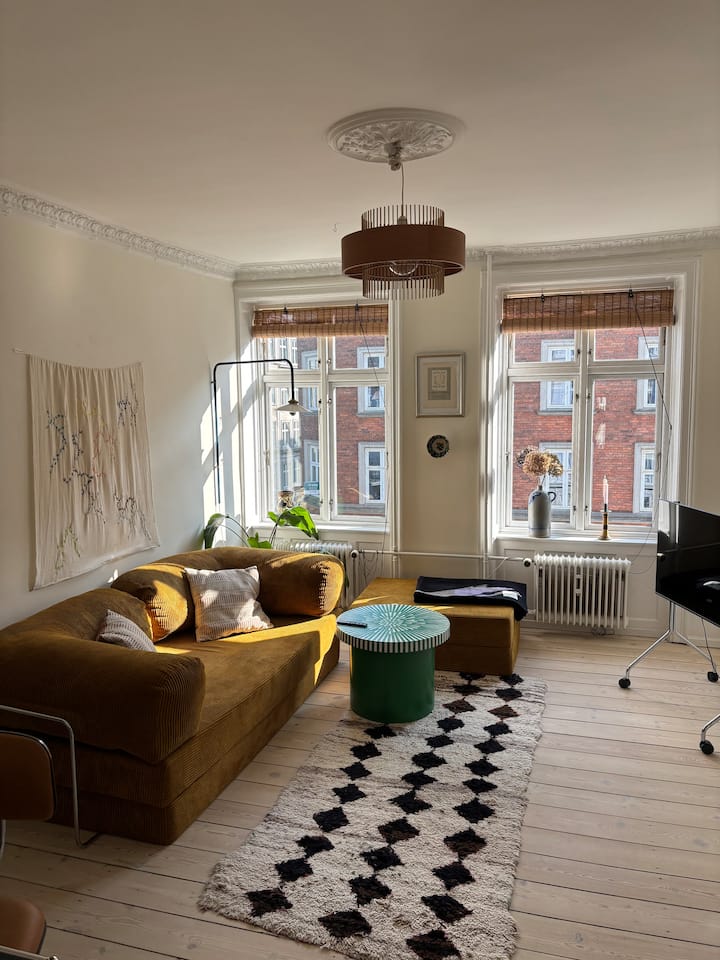 Bright, Charming Nørrebro Apartment - Copenhague