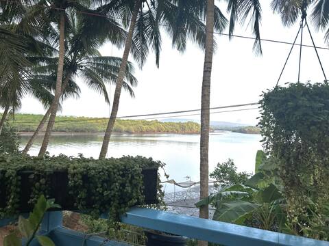 Mangrove River Villa:entire home nr Arambol/ Keri
