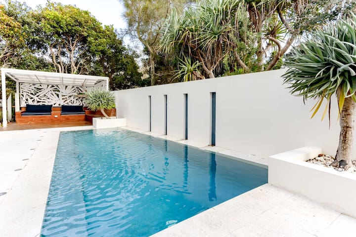 Private luxury beachside home with pool