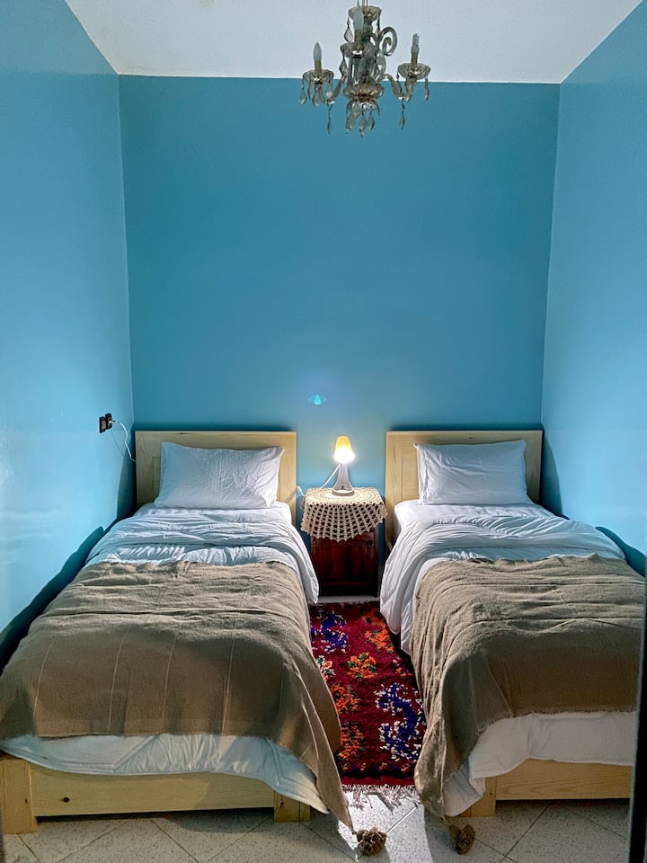 Bedroom Jumeaux Beds Bed and breakfasts for Rent in Anza, Souss Massa