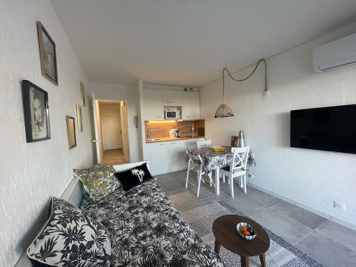 Studio Avec Terrasse Vue Port (Climatisé) - アンティーブ