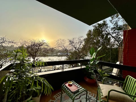 The Magical Nile view / 2 bedroom Zamalek Loft