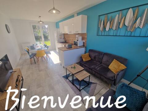 Quiet house with office, garden, garage