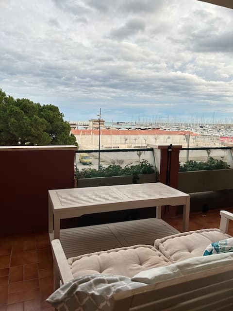 Marina view and next to Arenal beach