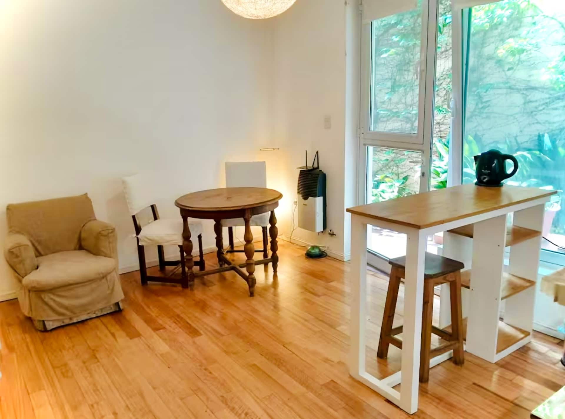 Apartamento de 1 quarto com terraço em Palermo