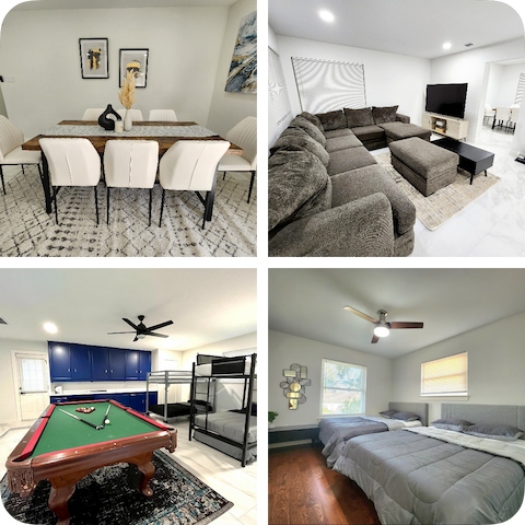 Domain, 16+ Guests. Pool Table