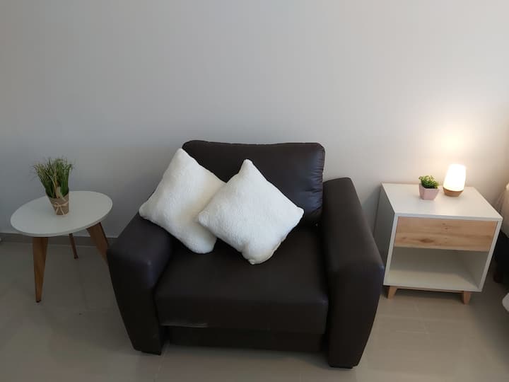 Bright one-bedroom apartment in Núñez with balcony