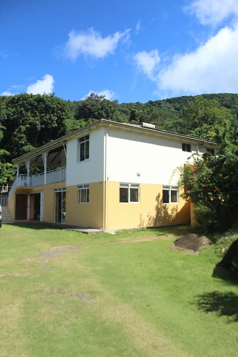Fully-equipped lower level of villa
