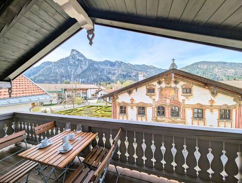 Sauna oasis in front of Pilatus house