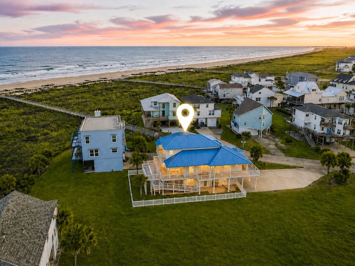 Beachfront/hottub/community Pool/ramp+fenced Yard - Galveston, TX