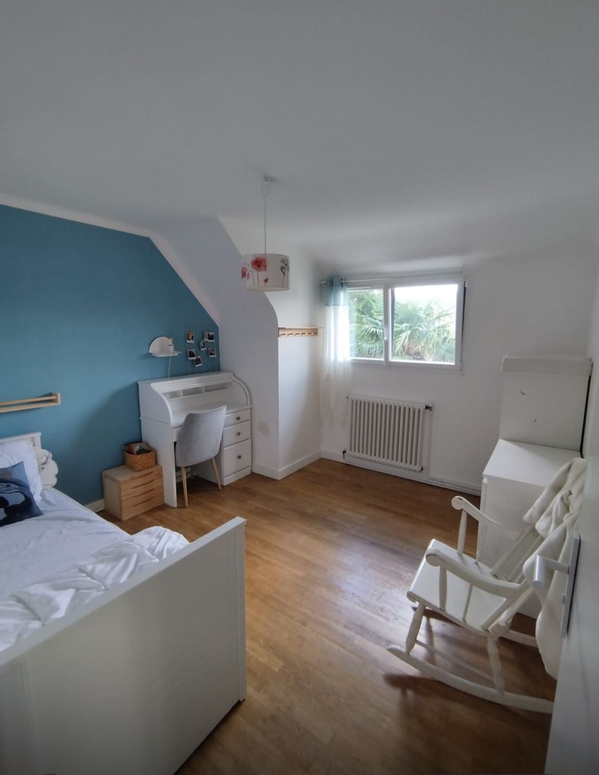 Slaapkamer boven met 1 eenpersoonsbed 