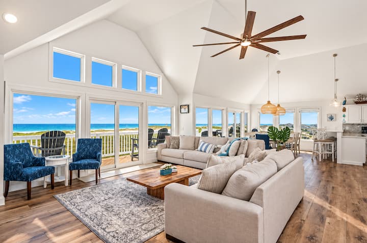 Oceanfront w/ Heated Pool · 2 Hot Tubs · Game Room
