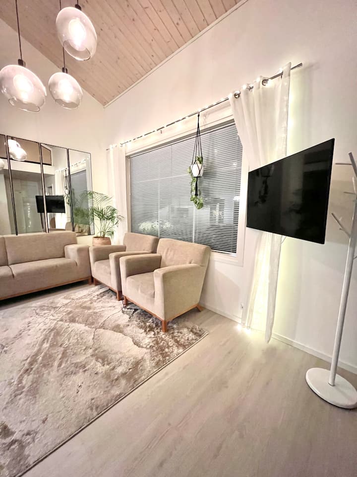 Sauna | Pysäköinti | Wi-fi  | 65”smarttv | Omapiha - Vuokatti
