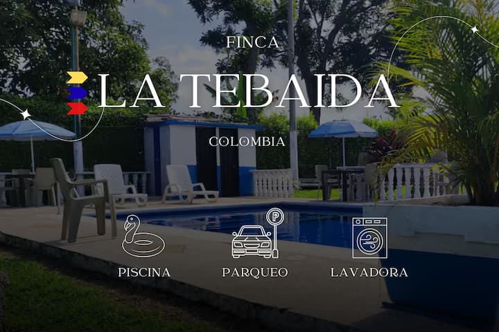 Comfy Finca+pool+parking+laundry+court@la Tebaida - Armenia, Colombia