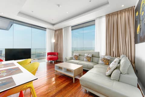 2‑BR Penthouse • Ocean‑City Views • Private Lift