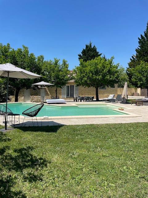Studio with private pool located 5 minutes from Anduze