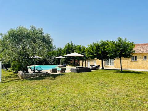 Studio with private pool 5 min from Anduze