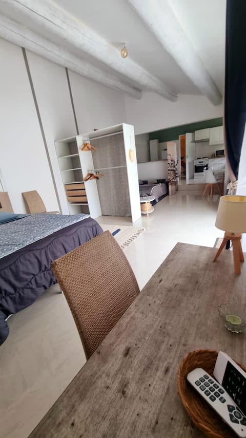 Studio with private pool located 5 minutes from Anduze