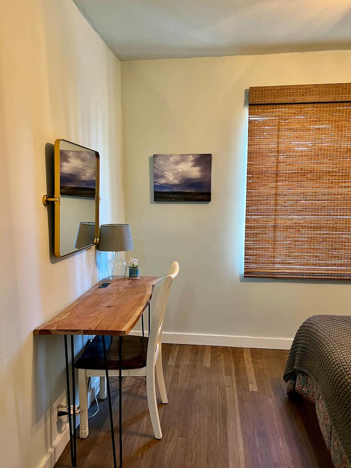 Desk Set-Up in Bedroom