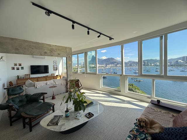 Rio charme: sea view, 5 min walk to Pão de Açúcar