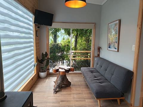 Top Airbnb: Piedra Gris Cabin 1 in Puyehue