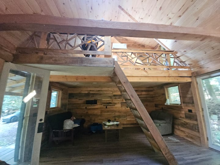 View from the mountain over Great Sacandaga Lake — 80 private acres in the Adirondacks