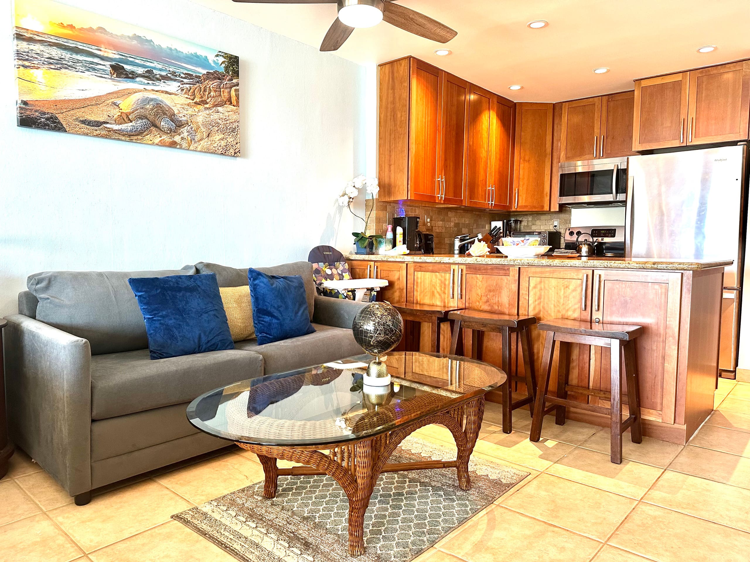 Lovely 1-BR Ocean Front Condo with split AC - Image 7
