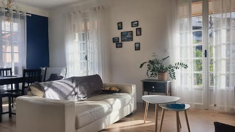 Large, bright 2-room apartment