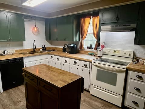 Yellow Farm House on 1.5 acres