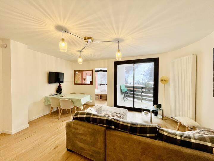 T2+ Balcon, Vue Panoramique, Lumineux - Serre Chevalier