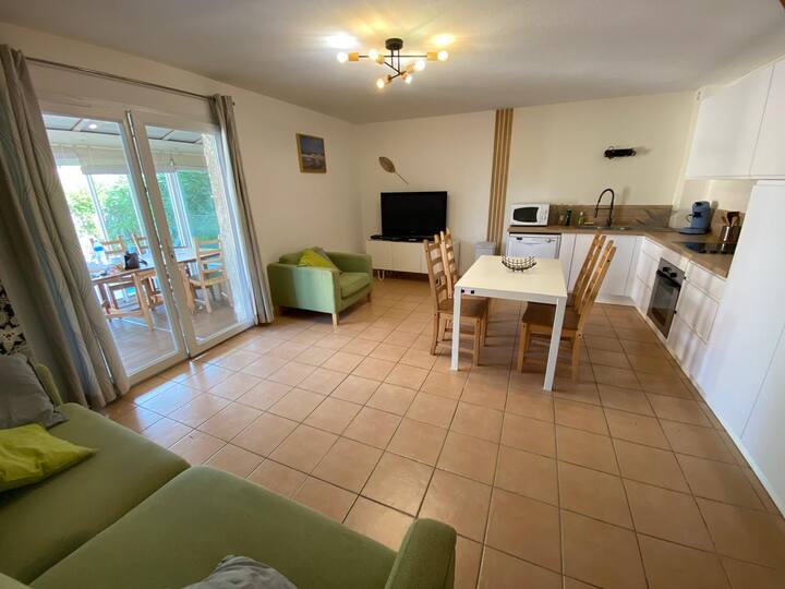 Spacieuse Villa T4 Jardin, Clim Et Wifi - Portiragnes