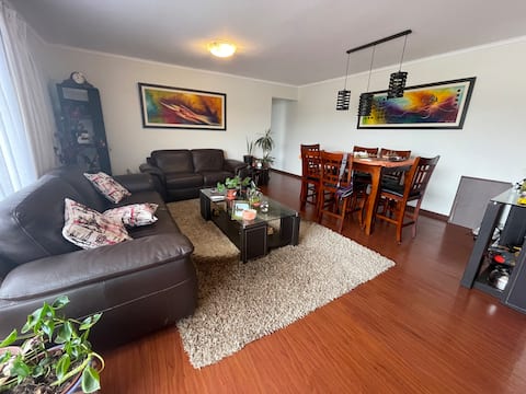 Top performing Airbnb: Spacious family apartment in the city center, 3 bedrooms and 2 bathrooms in Constitución