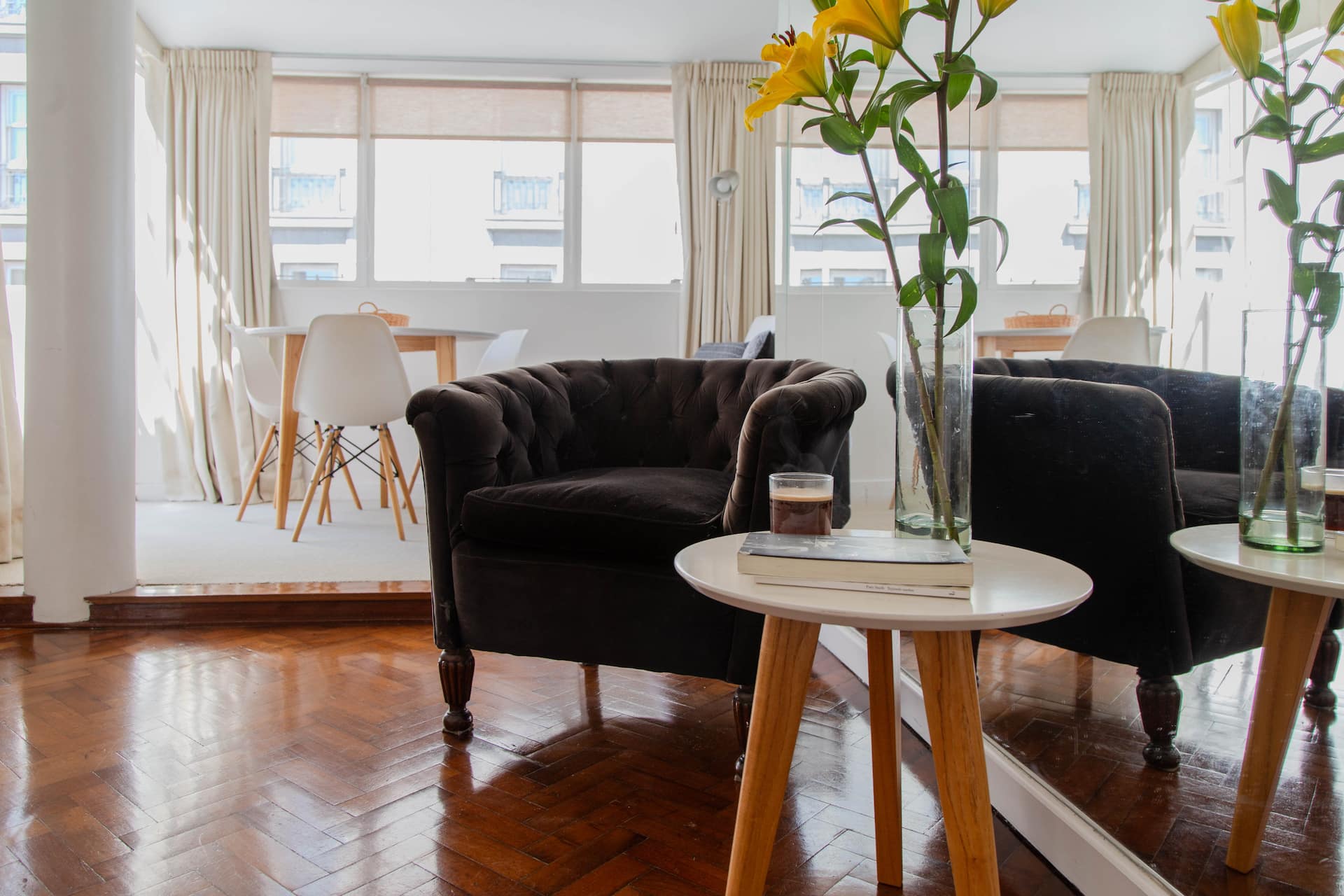 Apartamento de 1 quarto em Recoleta com varanda