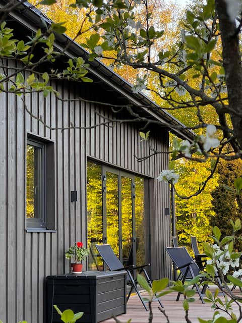 Holiday home & sauna in the middle of the forest - Saraiķu Sanderi