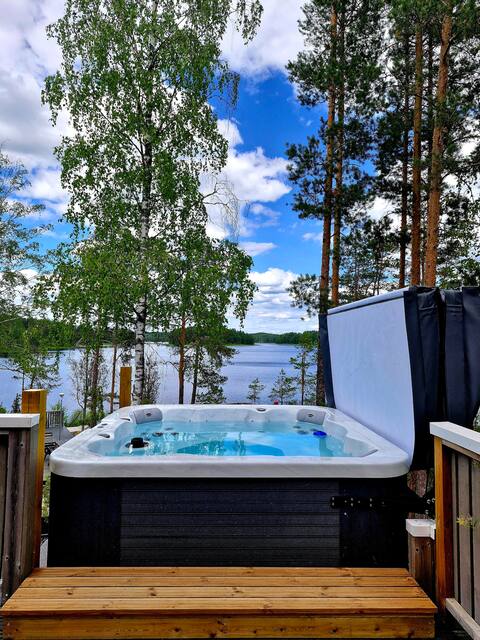 Villa Saimaansini - Luxurious stay by Lake Saimaa