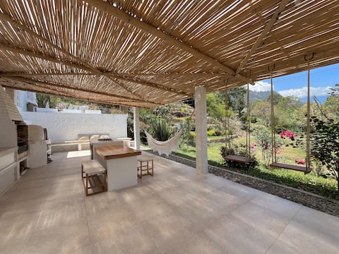 Beautiful country house surrounded by nature