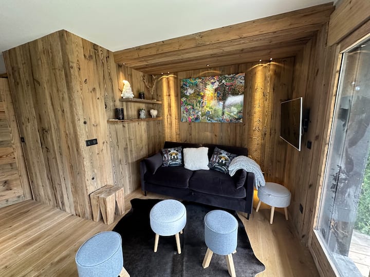 Appartement Rez-de-jardin 
Jardin Avec Barrière - Megève