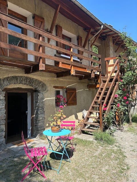 Rustic studio in the mountains