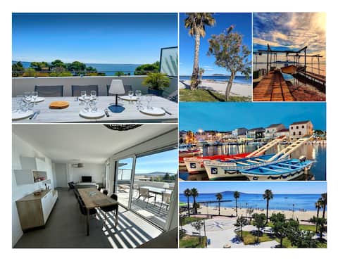 Unique panoramic sea view, brightness and serenity