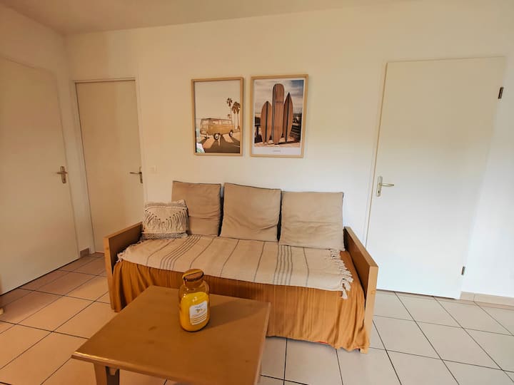 Maisonnette T3 : Plage Piscine Tennis Et Nature - Labenne