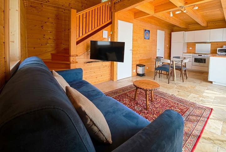 Le Chaleureux Chalet Des Epicéas - Le Sauze-du-Lac
