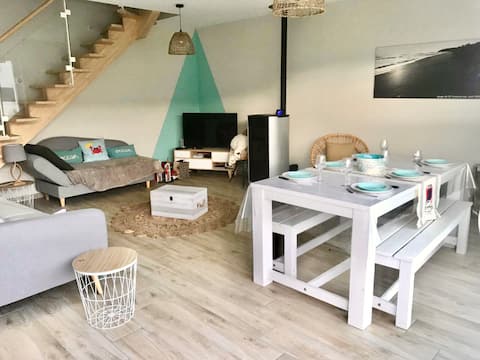 Top Airbnb: 3 bedroom house 5 min walk from the sea à Saint Vincent Sur Jard