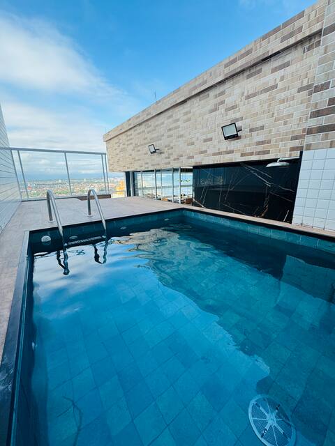 Duplex penthouse with private oceanfront pool