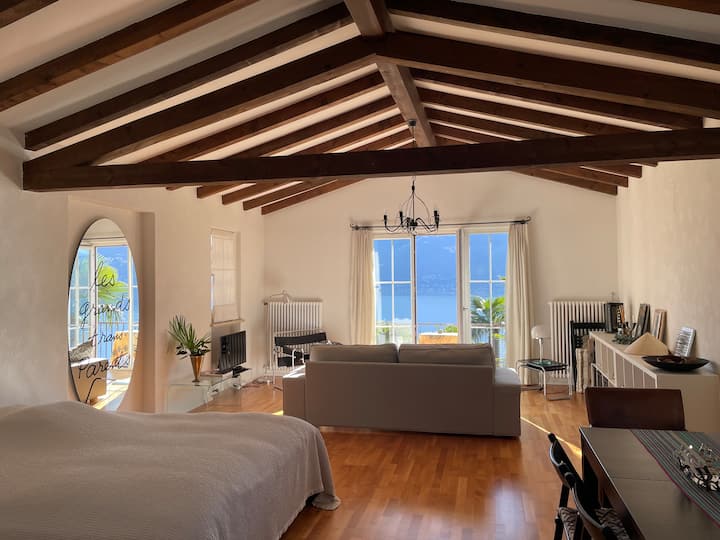 Loft Mit Flair Und Traumaussicht - Brissago